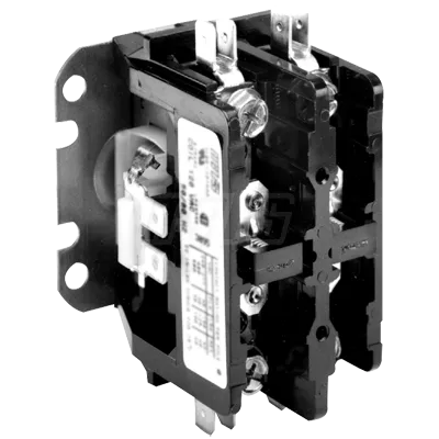 Contactor: 2 Pole 40 Amp 24V Coil - 0.65 Lbs
