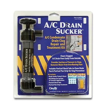 Clenair A/C Drain Sucker Kit - Includes: Drain Sucker & Hoses