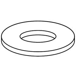 Electro-Galvanized Flat Washer - 1/2