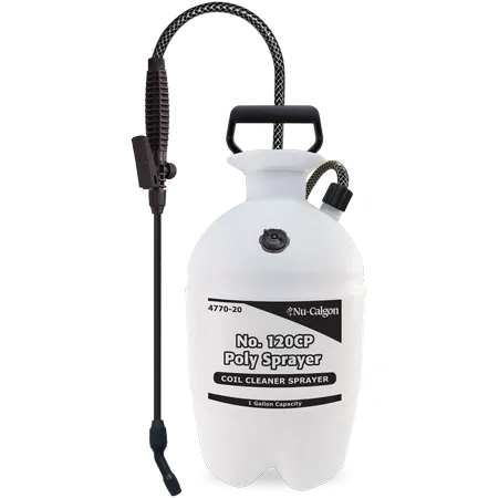 Nu-Calgon Model 120CP 1 Gallon Durable polyethylene construction pump up sprayer - Funnel top for easy filling