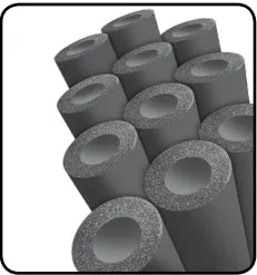 Elastomeric Foam Pipe Insulation - 2 5/8 in. ID x 1/2 in. Wall X 6 Feet Long