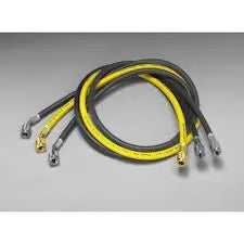 Yellow Jacket PLUS II Double Barrier Charging Hose - 72 in. Yellow