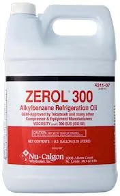 Zerol 300 Synthetic Alkylbenzene Refrigeration Oil - 1 Gallon