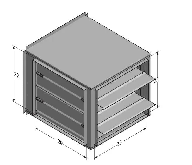 Horizontal Split System Economizer - 1.5 Thru 5 Tons