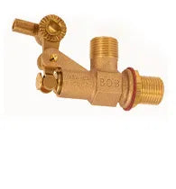 Heavy-duty cast brass high-capacity float valve - 3/4 in. MPT Inlet x 3/4 in. MPT Outlet