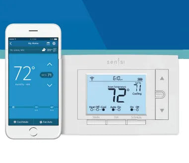 WiFi Capable Programmable Thermostat - 24V Low Voltage