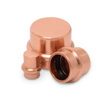 ZoomLock Crimp To Connect Refrigerant Fitting - 3/8' Cap