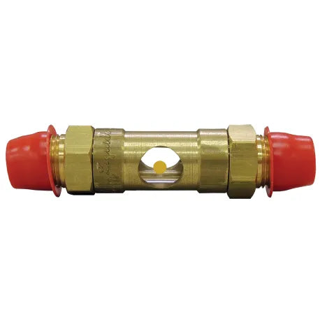 Liquid Refrigerant Sight Glass - 1/4 in. Male Flare x 1/4 in. Female Flare