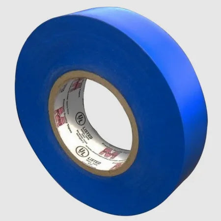 Blue Vinyl Electrical Tape - 7MM Thickness X 3/4 in. Wide