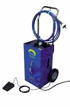 Dolly-Mounted small diameter tube cleaning drive Unit - Shaft not Included