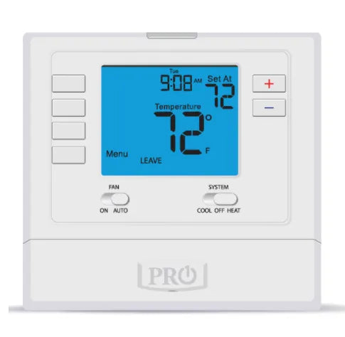 7 Day or 5/1/1 or Non-Programmable Digital Thermostat - 24V