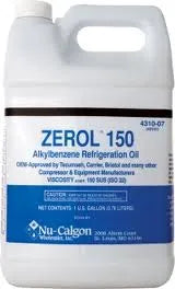 Zerol 150 Synthetic Alkylbenzene Refrigeration Oil - 1 Gallon