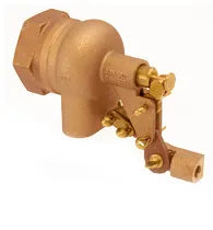 Heavy-duty cast brass high-capacity float valve - 2 in. MPT Inlet x 2 in. MPT Outlet