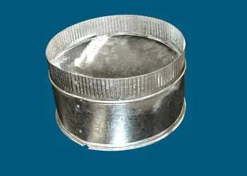 Metal Spin-In Starting Collar W/ Damper & 1/4 in. Bearing - 26 GA