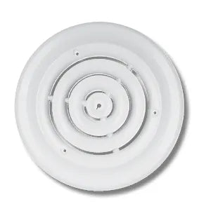 12 In. Round Ceiling Diffuser - Color: White