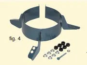 Torsion-Flex Motor mounting bracket kit for 9 in. and 10 in. blowers - 48 frame