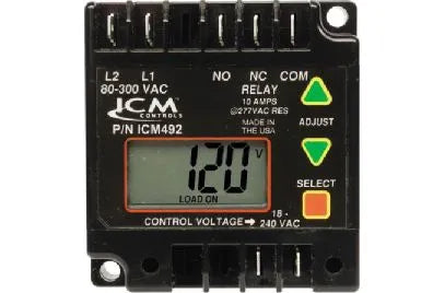 Single-Phase Digital Line Voltage Monitor 208-240/1/60 - 0.4 Lbs