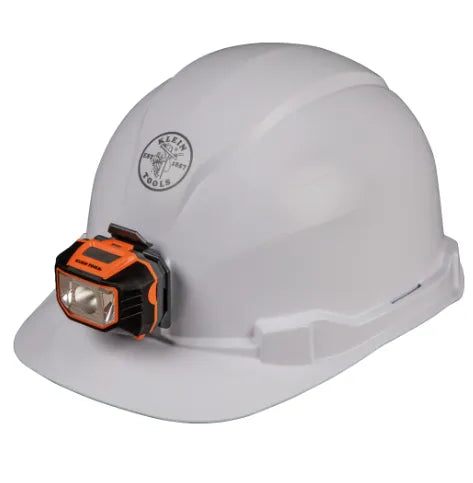 Cap Style Hard Hat With Headlamp - Non-Vented