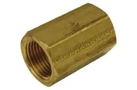 Brass Flare Female To Female Union: 1/4 in. - Flare x 1/4 in.