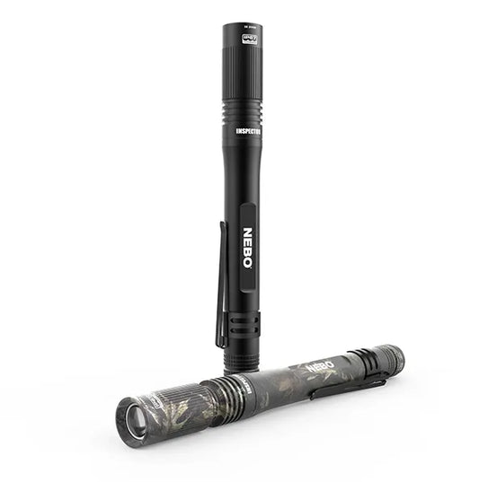 Inspector powerful pocket flashlight - Color: Black