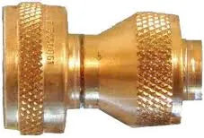 Adjustable Brass Garden Hose Spray Nozzle - 3/4 Feet Hose