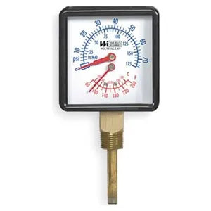 Combination Boiler Gauge - 0-200 PSI