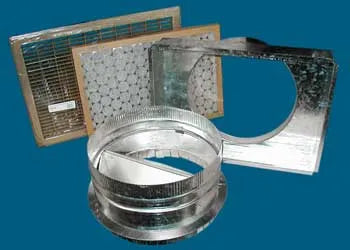 14 in. Duct Kit for Mobile Home - Includes: 1- 14 in. x 20 in. x 4 in. Return Air Box w/14 in. Collar