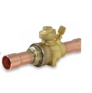 Brass Ball Valve With Access Fitting - 3/8 in. ODF