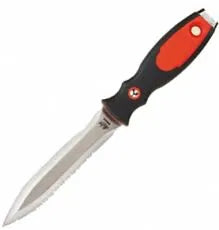 Cushion-Gripped Double Edge Serrated Duct Knife - 0.65 Lbs