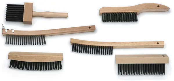 Bent Handle Scratch Brush - 14 x 1-1/8 in. Pad