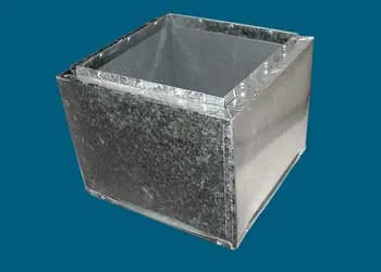 Register Box R6 Without Ducting Holes 9 in. Tall - 10 x 6