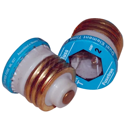 20AMP 125V T BASE PLUG 82347 Dual Element Time-Delay Fuse - 0.2 Lbs