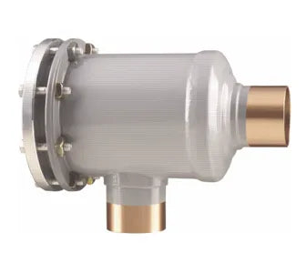 Refrigerant 1 Core Replaceable Suction Line Filter Drier Shell - 2-1/8 in. x 2-1/8 in. ODF