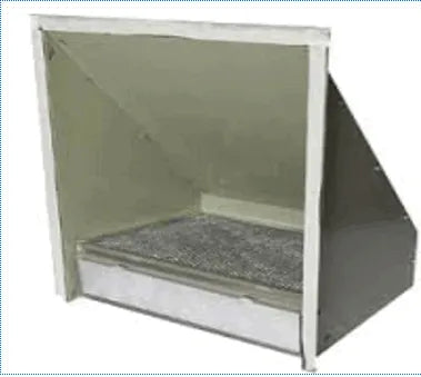 95W73 Manual Outside Air Damper With Outside Air Hood - 10 Ls