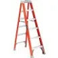 300-Pound Duty Rating Fiberglass Platform Ladder - 8 Feet