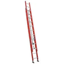 Fiberglass Extension Ladder 300-Pound Capacity - 24 Feet