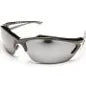 Khor Safety Glasses - Black with Silver Lens