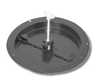 6 in. Round Ceiling Diffuser Butterfly Damper - 0.64 Lbs