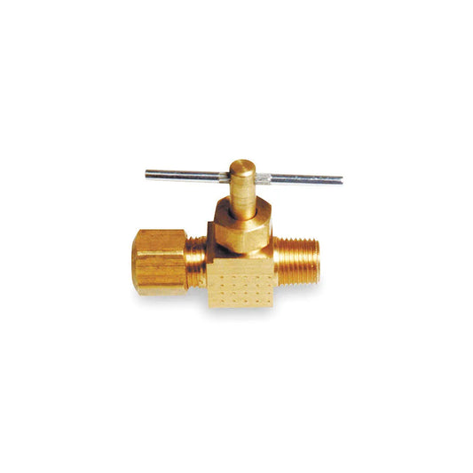 Brass Needle Valve - 1/4 in. Compression x 1/4 in. Compression