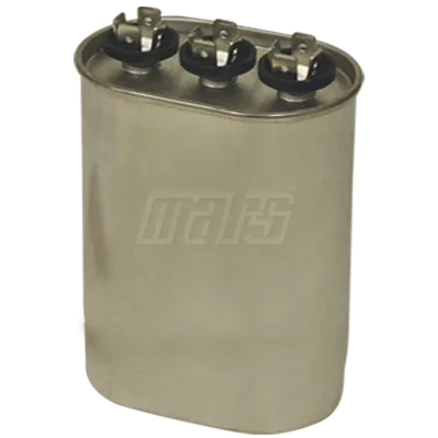 80+5 MFD 440V Capacitor Oval 12297 - 1.45 Lbs