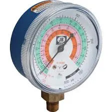 Blue Compound Low Side Manifold Gauge - 2 1/2 in.