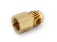 Brass Flare Female To Male Adapter - 1/4 in. Flare x 3/8 in. Flare