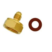 Brass Cylinder Adapter - 3/4 in. NPS Cylinder x 1/2 in. Male Flare