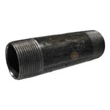 1/2 x 6 Black Pipe Nipple - 0.43 Lbs