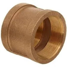 Brass Pipe Coupling: 1/8 - 0.03 Lbs