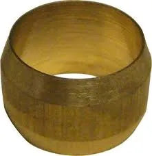 Brass Hex Type Compression Nut - 1/4