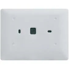 Large insulated thermostat wall plate - Dimensions: 7.5 in. W x 5.6 in. H x .25 in. D