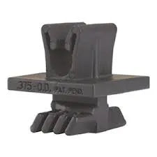 Thermo Plastic Cush-A-Claw Channel Clamp - 1 1/8 in. OD