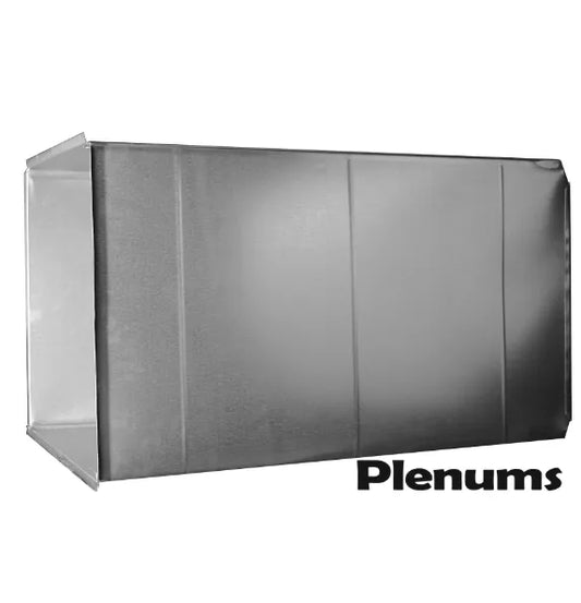 4 Ft R8 Supply Plenum - 19-1/2 in x 19-1/2 in x 48 in