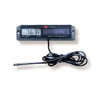 Digital Solar Powered Thermometer - -58 to 158 Deg F